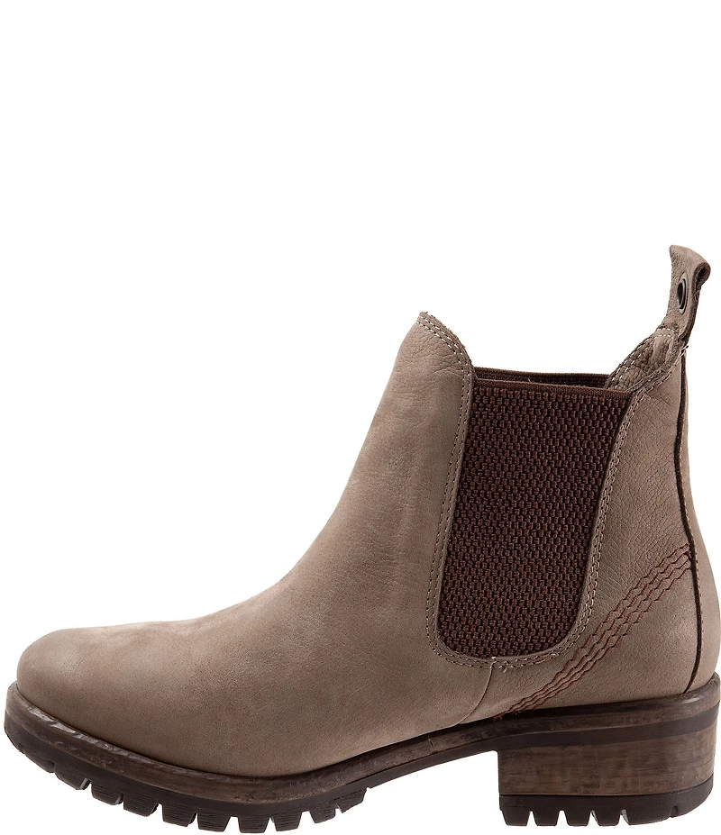 Bueno Florida Nubuck Suede Chelsea Booties