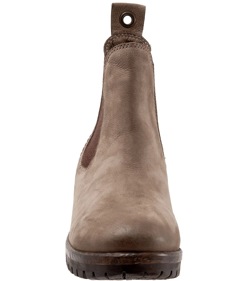 Bueno Florida Nubuck Suede Chelsea Booties
