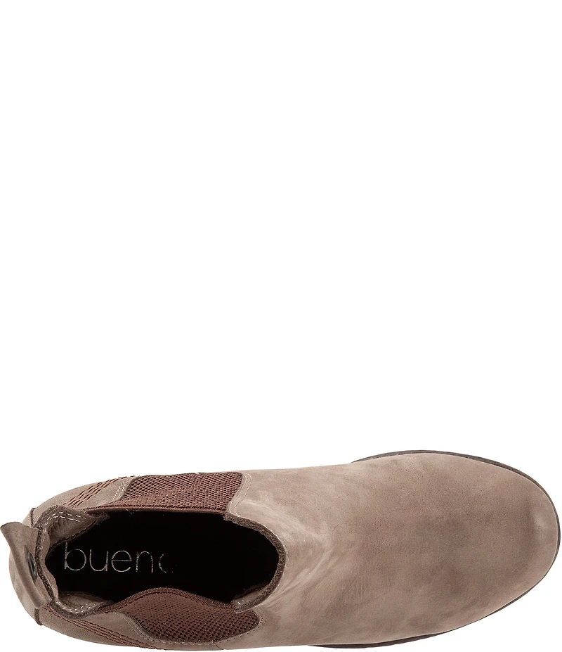 Bueno Florida Nubuck Suede Chelsea Booties