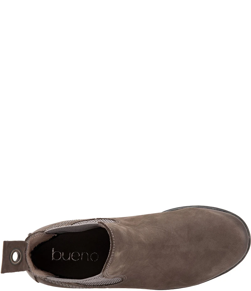 Bueno Florida Nubuck Suede Chelsea Booties
