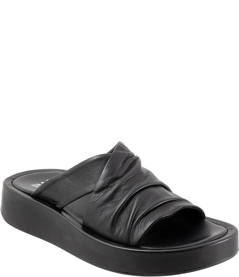 Bueno Harper Leather Slide Sandals