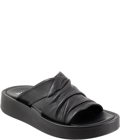 Bueno Harper Leather Slide Sandals