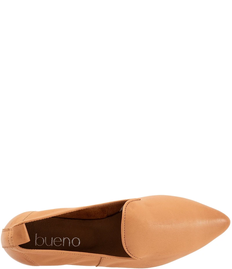 Bueno Izzy Leather Flat Point Toe Loafers