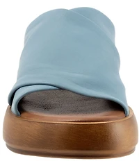 Bueno Jaxon Leather Platform Slides