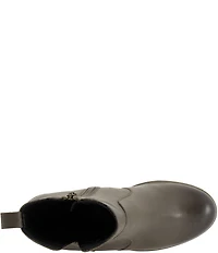 Bueno Laura Leather Platform Wedge Booties