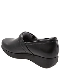 SoftWalk Meredith Sport Leather Slip-On Clogs