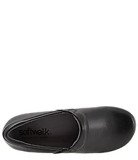 SoftWalk Meredith Sport Leather Slip-On Clogs