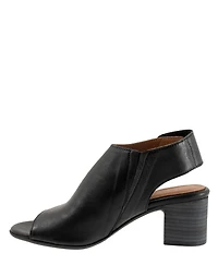 Bueno Rachel Leather Block Heel Shooties