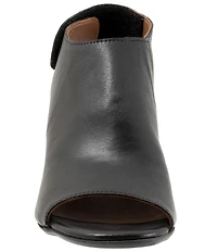 Bueno Rachel Leather Block Heel Shooties