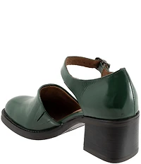 Bueno Rita Patent Leather Block Heel Mary Jane Pumps