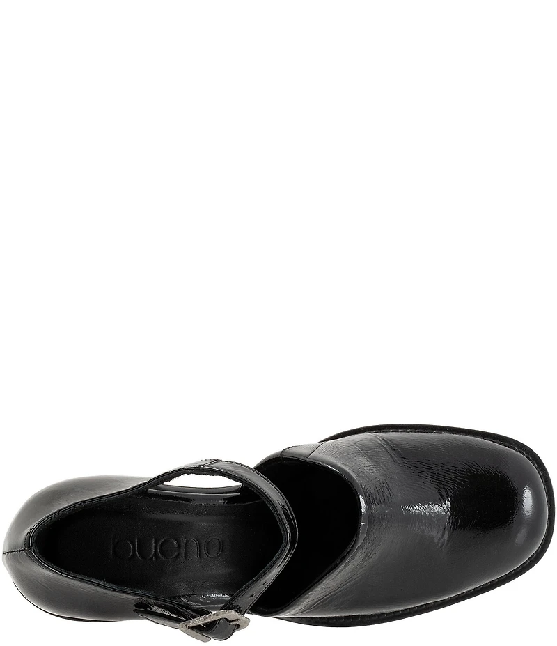 Bueno Rita Patent Leather Block Heel Mary Jane Pumps