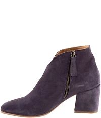 Bueno Sophie Suede V Cut Pointed Toe Ankle Booties