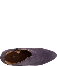 Bueno Sophie Suede V Cut Pointed Toe Ankle Booties
