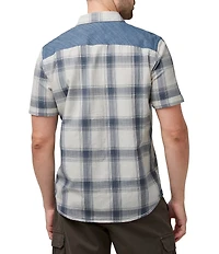 Buffalo David Bitton Chambray & Plaid Shirt