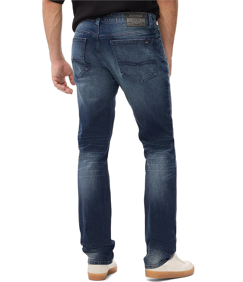 Buffalo David Bitton Classic Medium Wash Slim Ash Straight Leg Jeans