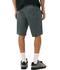 Buffalo David Bitton Dean Relaxed Fit Straight Leg 10.5#double; Inseam Shorts
