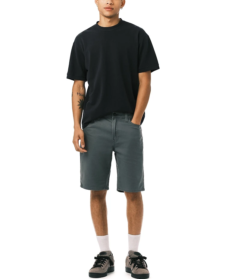 Buffalo David Bitton Dean Relaxed Fit Straight Leg 10.5#double; Inseam Shorts