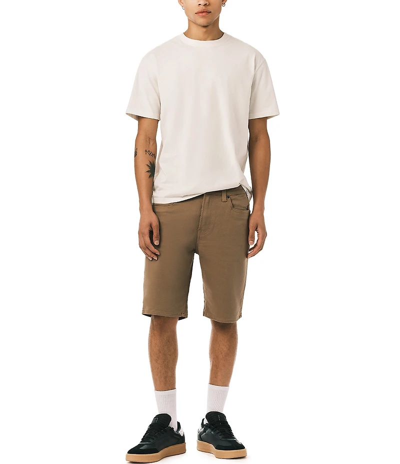 Buffalo David Bitton Dean Relaxed Fit Straight Leg 10.5#double; Inseam Shorts