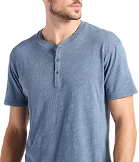 Buffalo David Bitton Kandido Short Sleeve Henley