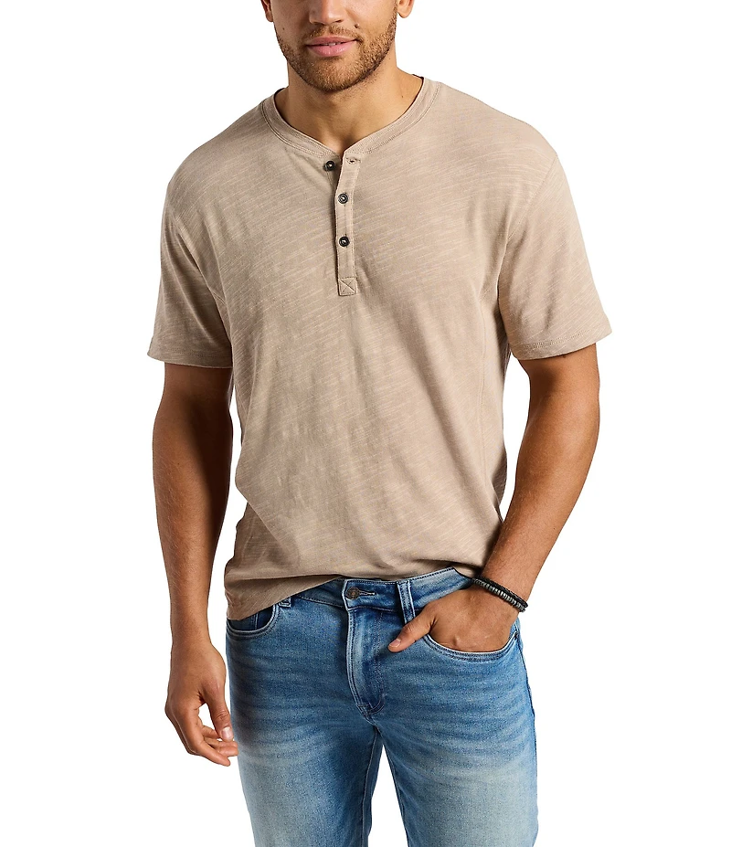 Buffalo David Bitton Kandido Short Sleeve Henley