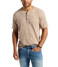 Buffalo David Bitton Kandido Short Sleeve Henley