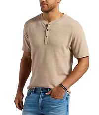Buffalo David Bitton Kandido Short Sleeve Henley