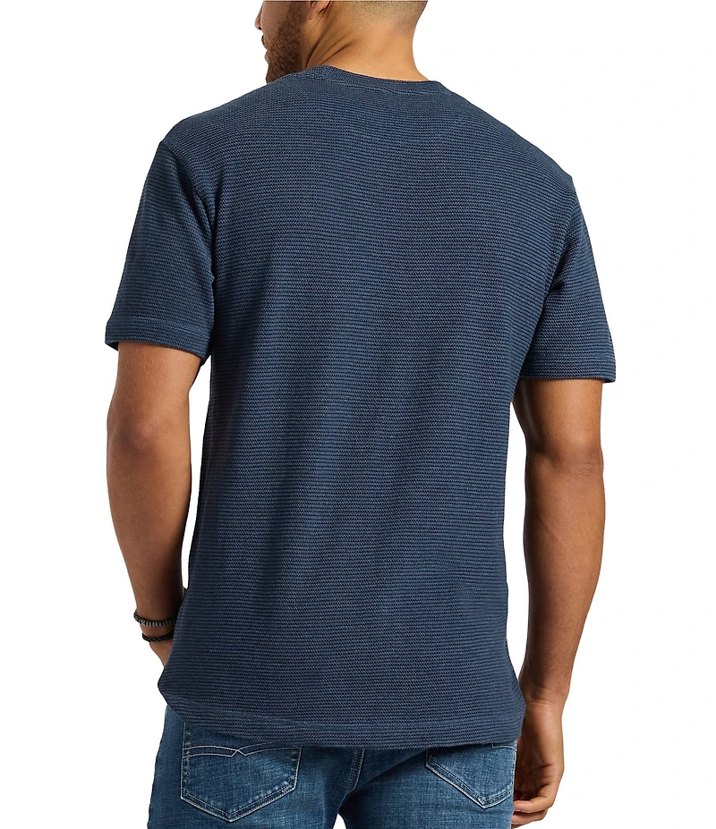 Buffalo David Bitton Karlton Textured Knit Crewneck T-Shirt