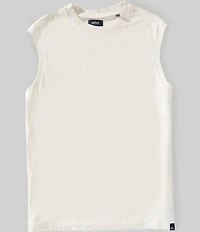 Buffalo David Bitton Kingster Sleeveless Crew Neck Relaxed Fit Jersey Tank Top
