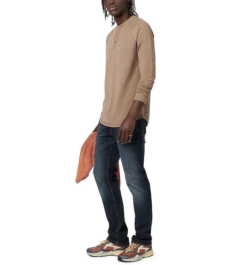 Buffalo David Bitton Long Sleeve Kariver Henley Shirt