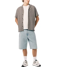 Buffalo David Bitton Mick Wide Leg Bleached Shorts