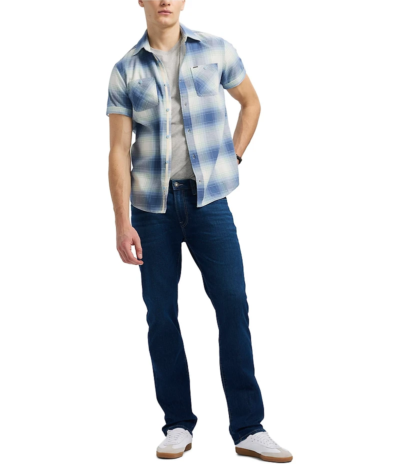 Buffalo David Bitton Sagrino Button Front Large Plaid Shirt