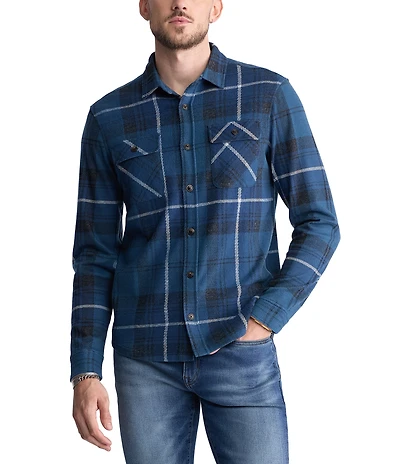 Buffalo David Bitton Samme Plaid Blanket Woven Shirt