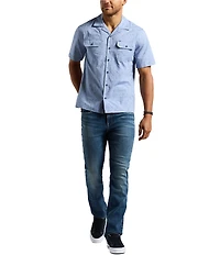 Buffalo David Bitton Short Sleeve Salaman Patterned Shirt