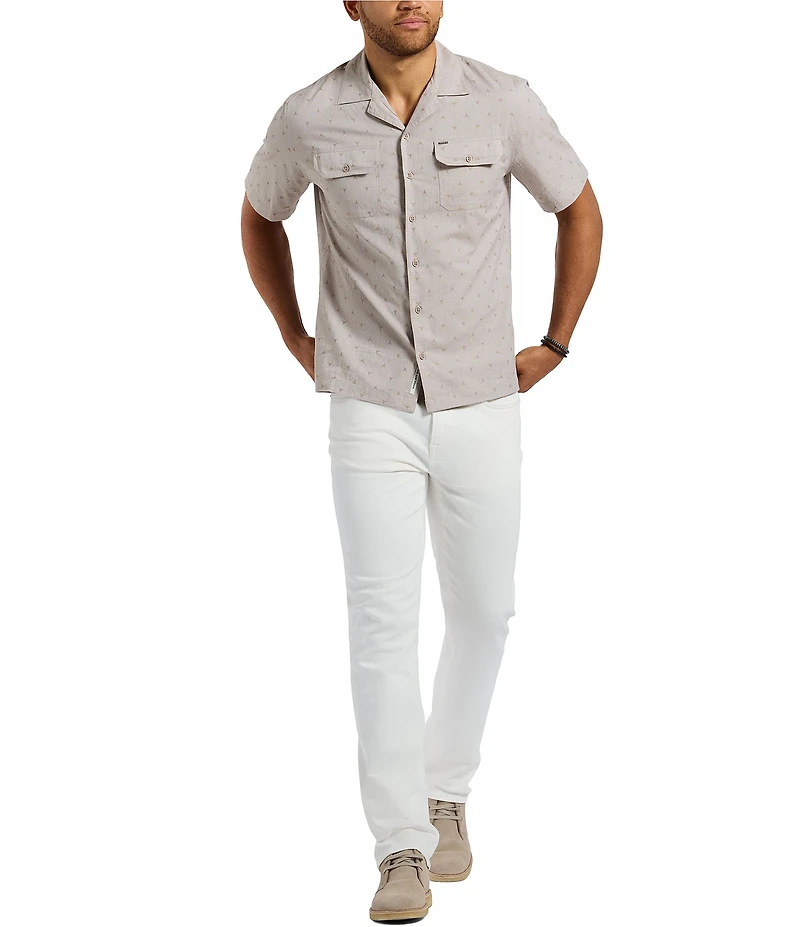 Buffalo David Bitton Short Sleeve Salaman Patterned Shirt