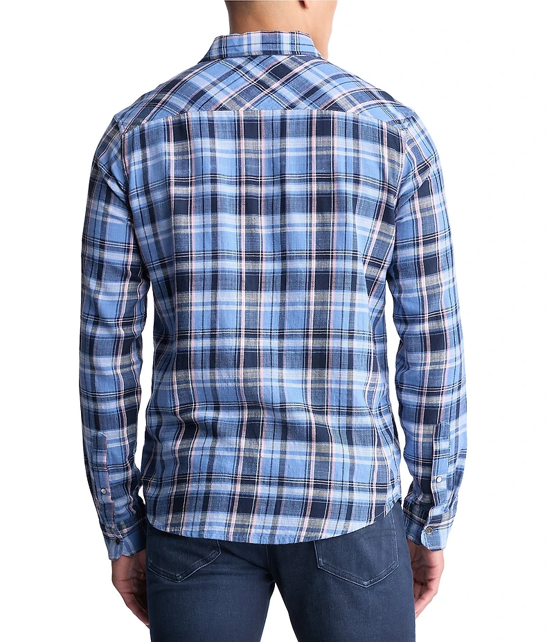 Buffalo David Bitton Long Sleeve Saroz Plaid Woven Shirt