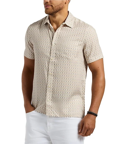 Buffalo David Bitton Sirilo Short Sleeve Printed Shirt