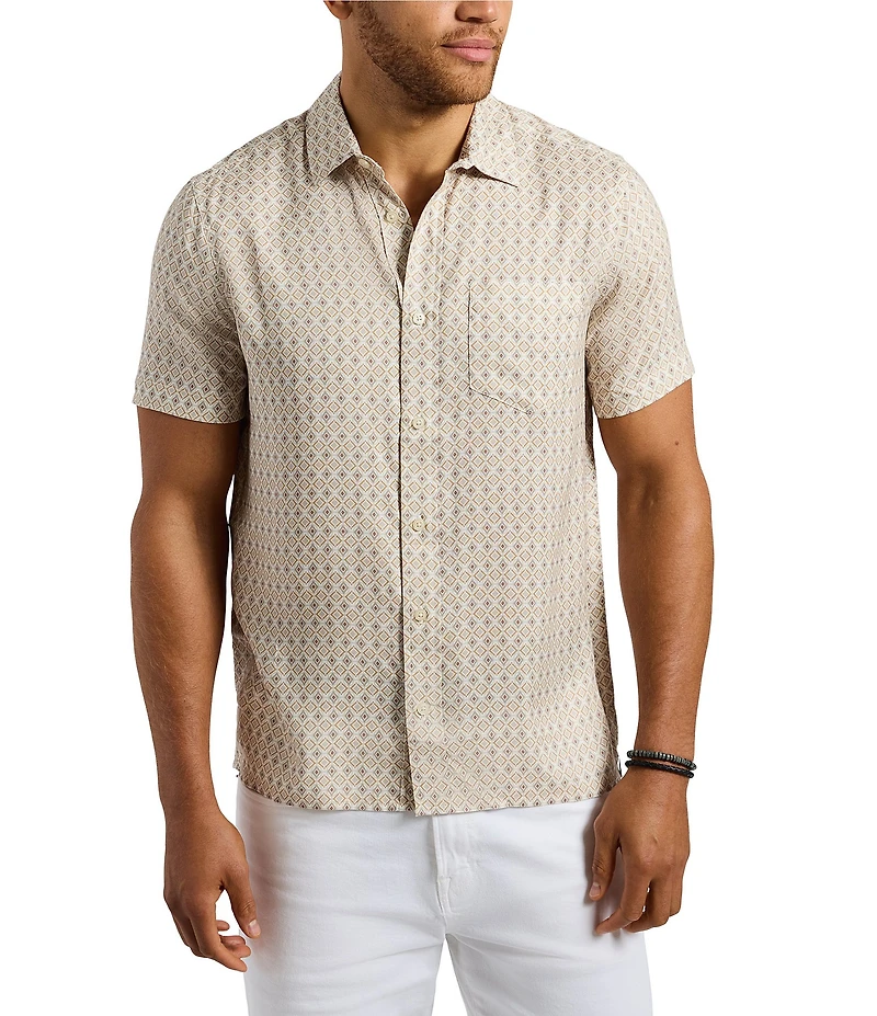 Buffalo David Bitton Sirilo Short Sleeve Printed Shirt