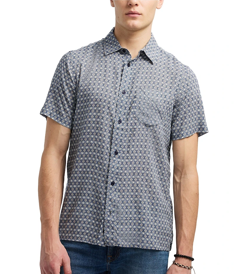 Buffalo David Bitton Sirilo Short Sleeve Printed Shirt