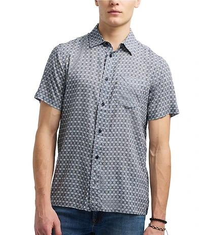 Buffalo David Bitton Sirilo Short Sleeve Printed Shirt