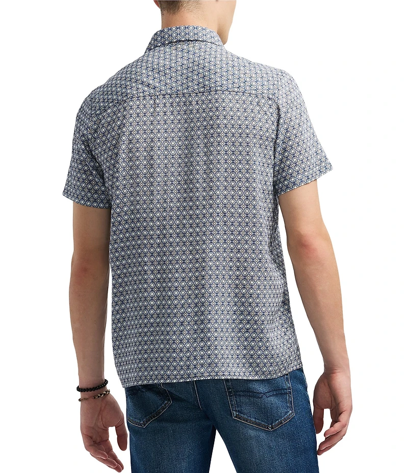 Buffalo David Bitton Sirilo Short Sleeve Printed Shirt