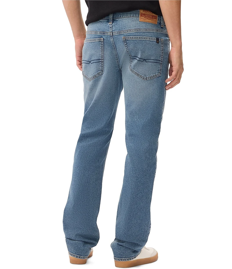 Buffalo David Bitton Straight Six Whiskered Worn-In Jeans