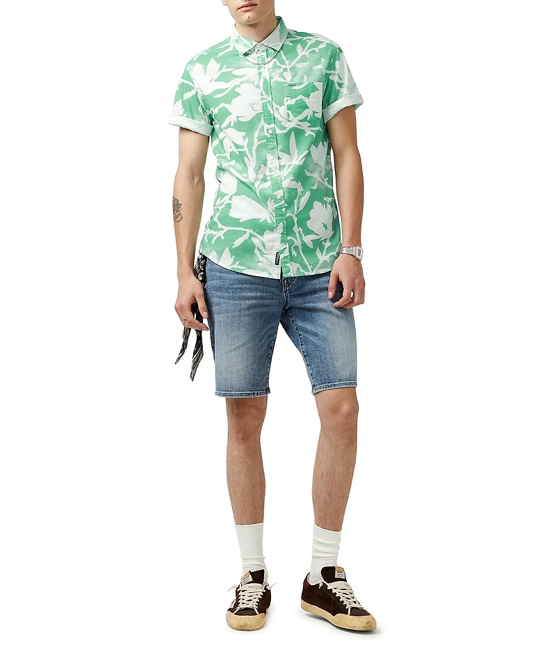 Buffalo David Bitton Susara Short Sleeve Floral Print Shirt