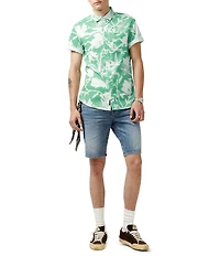 Buffalo David Bitton Susara Short Sleeve Floral Print Shirt