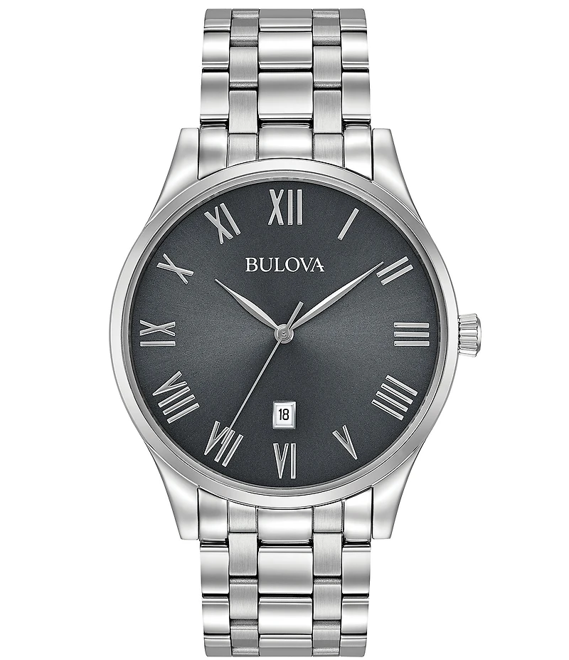 Bulova Classic Collection Men's Quartz Mechanical Automatic Stainless Steel Bracelet Watch