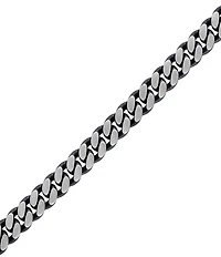 Bulova Men's Blue Tone Stainless Steel Chain Bracelet