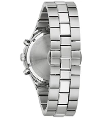 Bulova Men's Classic Dodecagon Chronograph Stainless Steel Bracelet Watch