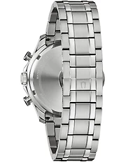 Bulova Men's Classic Diamond Chronograph Stainless Steel Bracelet Watch
