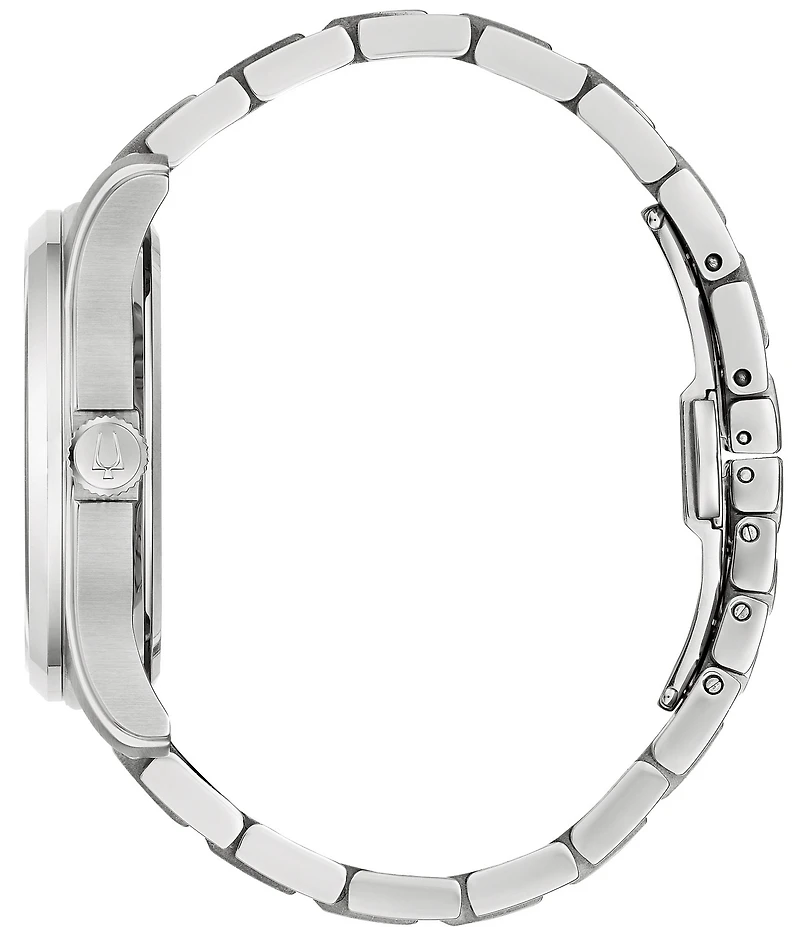 Bulova Men's Classic Wilton Quartz Analog Stainless Steel Bracelet Watch