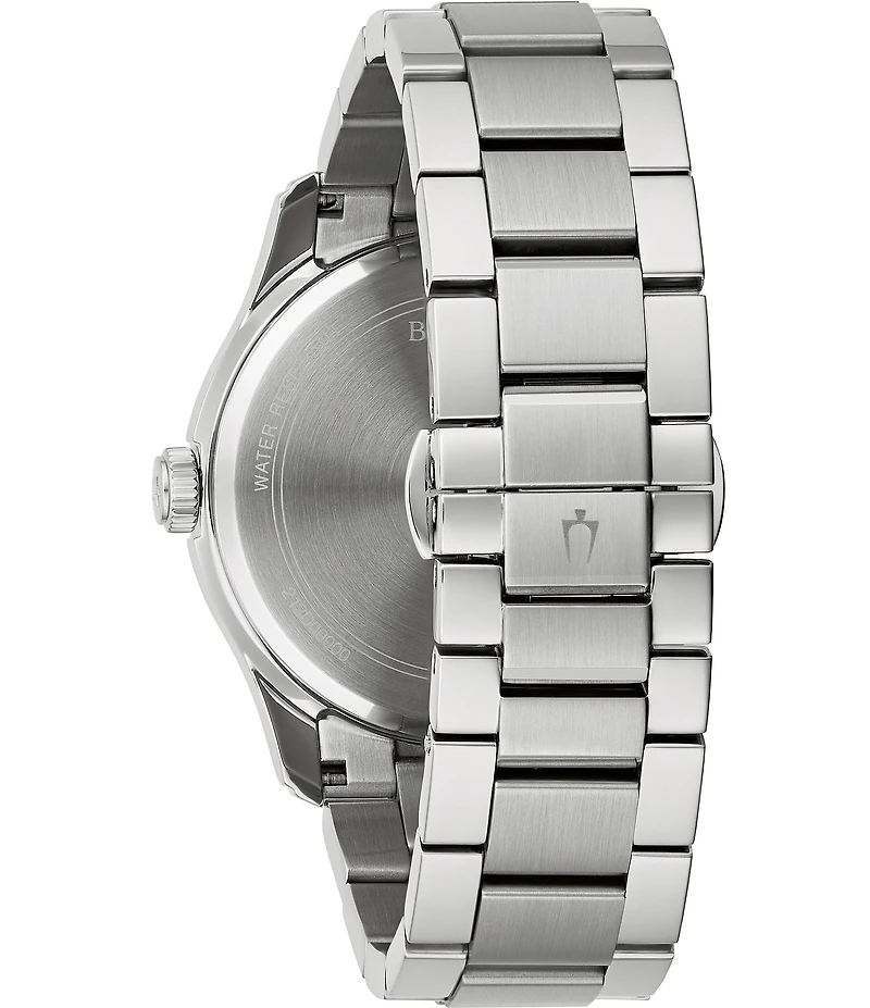 Bulova Men's Classic Wilton Quartz Analog Stainless Steel Bracelet Watch