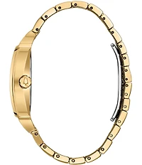 Bulova Men's Crystal Pave Two Tone Bracelet Watch